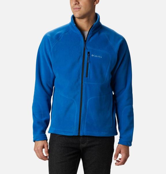 Columbia Fast Trek II Fleece Jacket Blue For Men's NZ24869 New Zealand